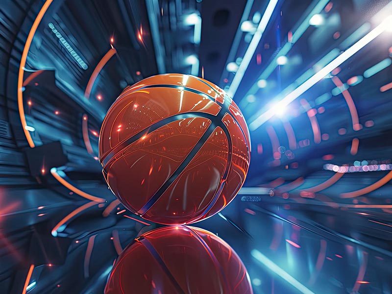 算谁的小伙扣篮落地时踩到球场上的篮球，这得疼死吧！